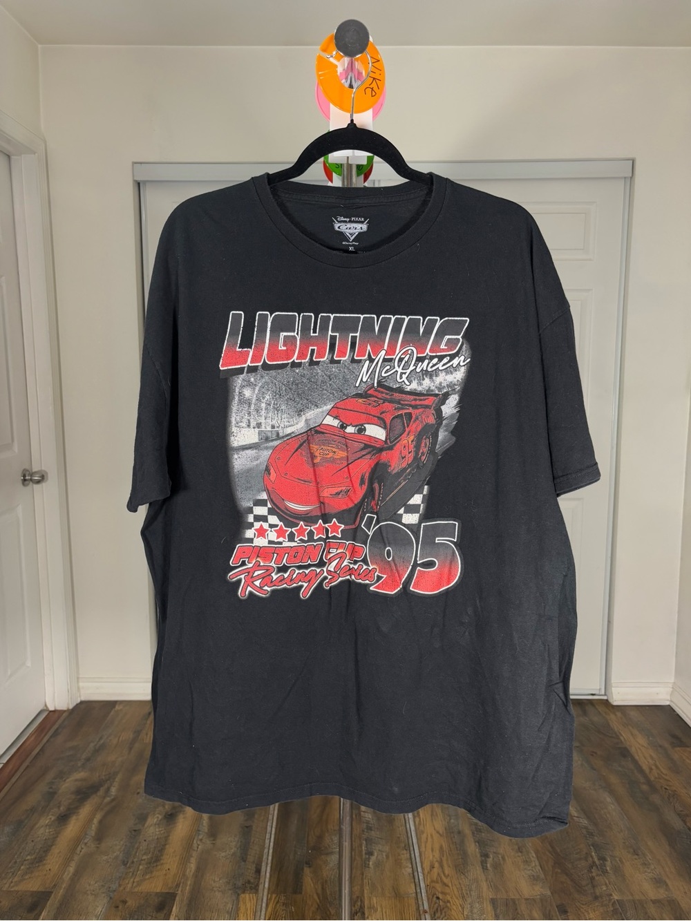 Lightning McQueen Graphic Tee - Disney Cars Black/Red